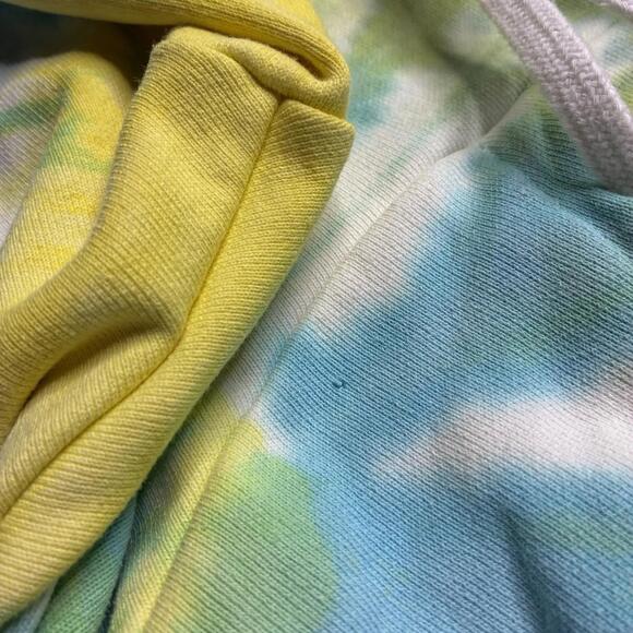 KITH Williams I Hoodie Men’s Medium Blue Green Tye Dye Logo Spell Out Streetwear - Picture 8 of 8